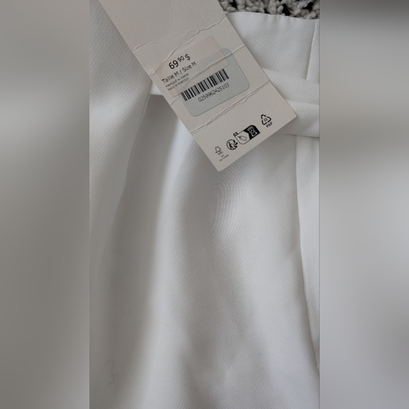 ZARA - Elegant White Women's Pants - Picture 4 of 4